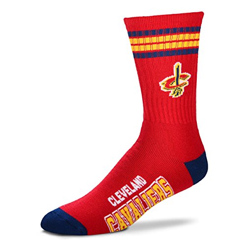 For Bare Feet NBA 4 Stripe Deuce Crew Youth Socks