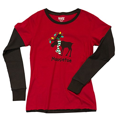 Lazy One Womens Thermal Pajama Tee 