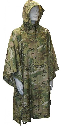 Algopix Similar Product 16 - Multicam OCP Military Ripstop Poncho