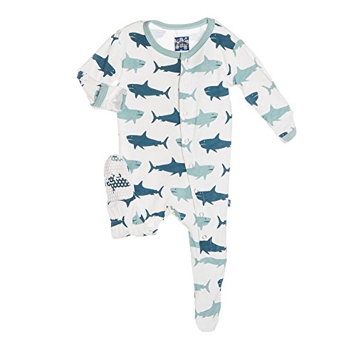 KicKee Pants Baby Boys Print Footie