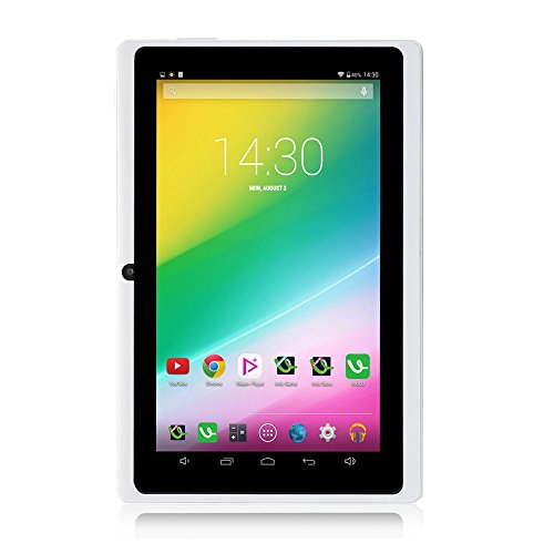 iRULU eXpro X1 7 Inch Google Android Tablet PC, 1024*600 Resolution, 8GB Nand Flash, Wi-Fi, Games, Dual Cameras (White)