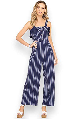 Algopix Similar Product 12 - She  Sky Womens Navy Cami Striped