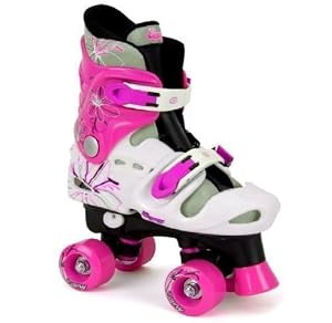 Pattini A Rotelle Regolabili Per Bambini Hikole - Ideali Per Principianti Dai 4 Anni In Su, Con Ruote Luminose