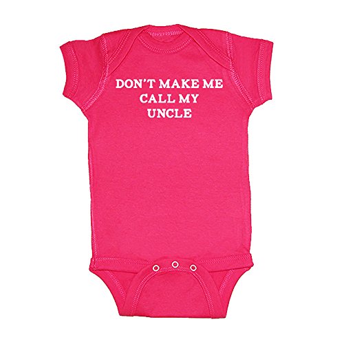 So Relative! Unisex Baby Don't Make Me Call My Uncle Bodysuit