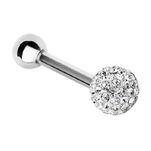Tragus Earring Stud Ferido Ball Cartilage Earring Stud Barbell 16G Steel (1.2mm)