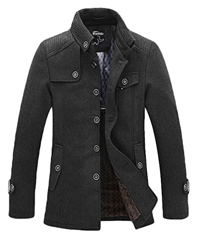 Wantdo Men's Wool Blend Coat