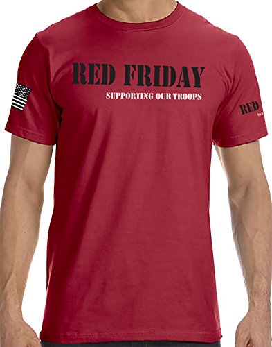 RED Friday T- Shirt / Proud Supporter of Wounded Warrior Project WWP Rft1776