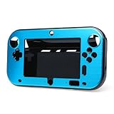 Docooler® Plastic Case Cover for Nintendo Wii U Gamepad Remote Controller (without retail package) (Blue)