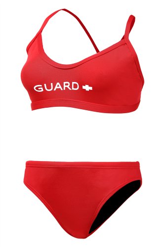 Adoretex Female Lifeguard Cross Back Workout Bikini