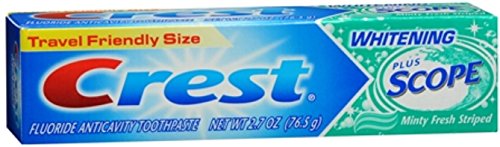Crest Whitening Plus Scope Toothpaste Minty Fresh Striped 2.70 oz
