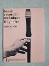 BASIC RECORDER TECHNIQUE - SOPRANO ALTO, VOL. 2