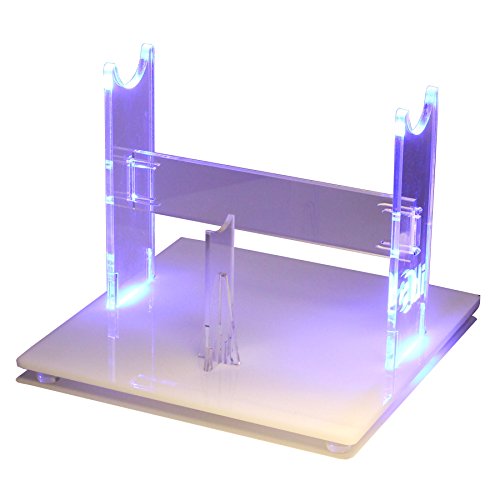 Algopix Similar Product 19 - LED Light Clear Acrylic Floating Stand