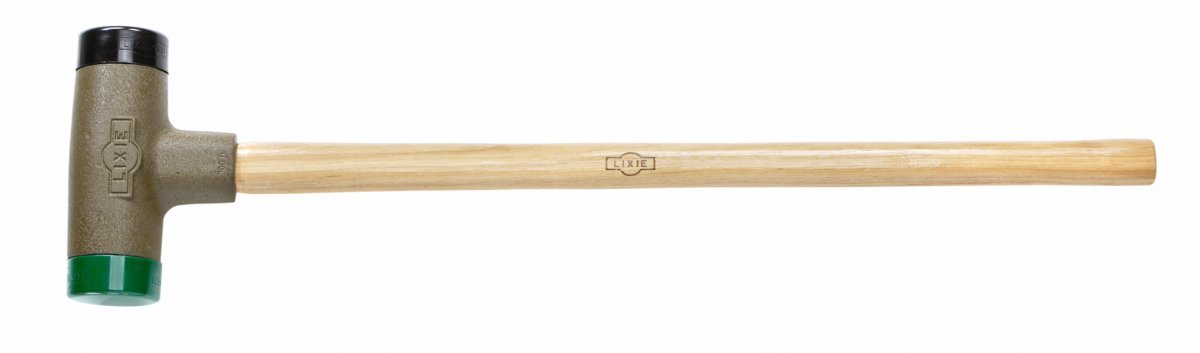 

Lixie 120 Oz. Dead Blow Sledge - 3" Dia. Replaceable Soft & Hard Urethane Faces