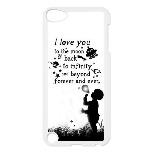 

I Love You To The Moon And Back iPod Touch 5 Soft Cases-Coberr Provide Superior Cases For iPod Touch 5