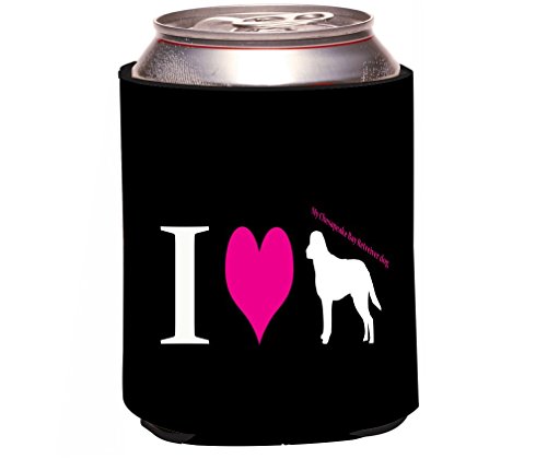 

Rikki Knight "I Love My Chesapeake Bay Retriever Dog Design" Beer Can/Soda Drinks Cooler Koozie