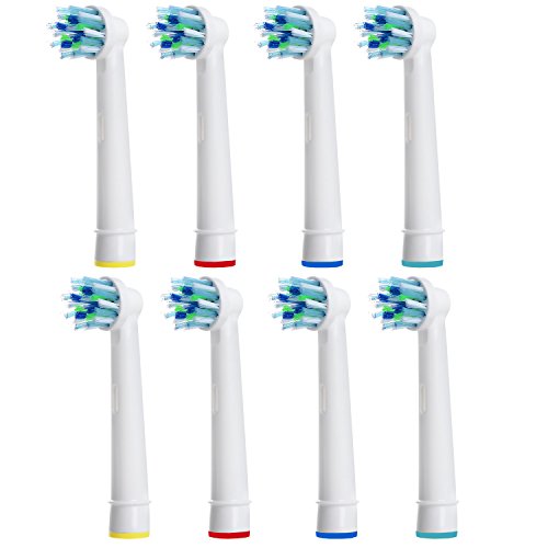 8 uds (2x4) de cabezales para cepillos de dientes E-Cron®. Oral B CrossAction (EB-50A) recambios. Totalmente compatibles con los siguientes...