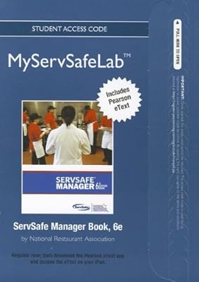 MyServSafeLab with Pearson eText -- Access Card-- for ServSafe Manager, 6E (MyServSafeLab (Access Codes))