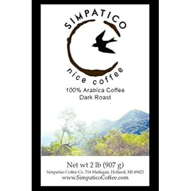 Simpatico Low Acid Whole Bean Dark Roast Coffee