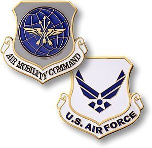 Air Mobility Command Enamel
