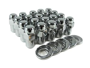 20 Lug Nuts 7/16-20 Chrome Dome Top Mag .75 Shank Cragar Center - Foto 10