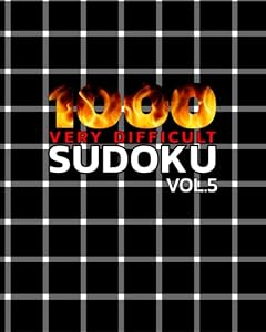 1000 Very Difficult Sudoku: Very Difficult Sudoku Puzzle Book include solutions : Large 8x10 Inch : Cream Paper (5) by MUJU Sudoku