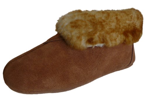 Woolworks Women's Australian Sheepskin Slippers - Soft Leather Sole
