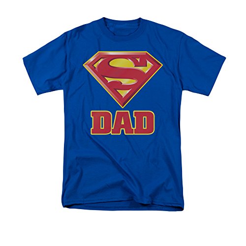 Trevco Superman Super Dad Shield Logo Men's T-Shirt