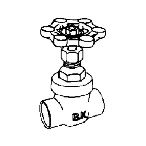 Algopix Similar Product 15 - Copper Sweat Gate Valve 1/2"