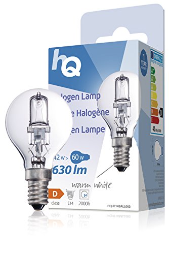 Algopix Similar Product 7 - HQ Lamp Ball Halogen E14 42w