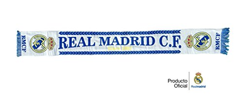 REAL MADRID BUFANDA OFICIAL BLANCA DESDE 1902