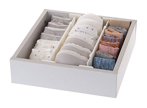 Algopix Similar Product 10 - Ybmhome Adjustable Grid Drawer Dividers