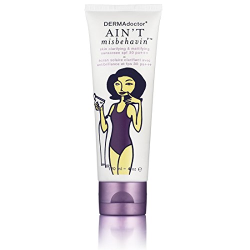 DERMAdoctor Aint Misbehavin skin clarifying & mattifying sunscreen spf 30 PA+++ / 4 Oz