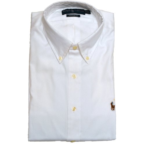 Ralph Lauren Men's Long Sleeve Custom Fit Dress Shirt