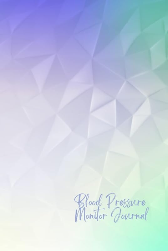 Mermaid Geometric Blood Pressure Monitor Journal: 120 Pages by D Streames