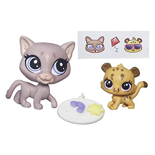Littlest Pet Shop Pet Pawsabilities Sunny Cougar & Cubby Cougar