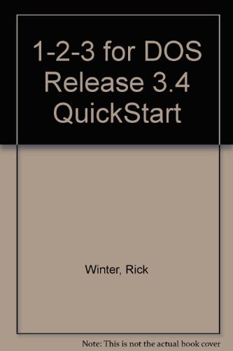 1-2-3 Release 3.4 Quickstart by Rick Winter