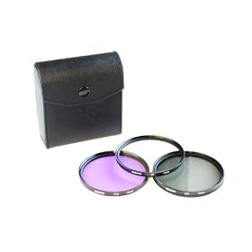 NEEWER® 77mm 3-pc Filter Kit Polarizing+UV+FLD for ANY 77mm Camera Lens!