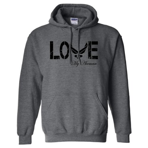 LOVE my Airman Hooded Sweatshirt in Dark Heather