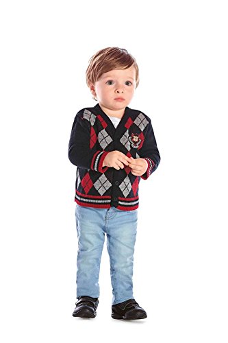 Baby Boy Cardigan Newborn Infant Winter Knit Sweater Pulla Bulla 3-12 Months