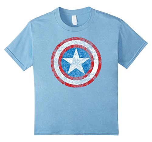 Patriotic USA America Flag Star Captain Distressed t-Shirt