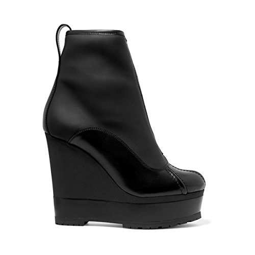 (セルジオ ロッシ) Sergio Rossi レディース シューズ・靴 ブーツ Paneled leather platform ankle boots 並行輸入品