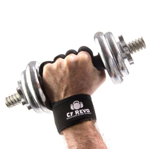 CF Revo Crossfit and Weight Lifting Gloves - Best for Athletes and Strength Training. Full Palm Protection, Maximum Wrist Support, Excellent Padded Grips for Wods, Body Building, Gym Workouts
