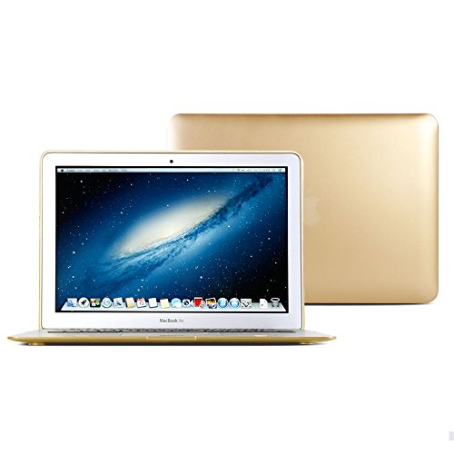 Macbook Air 11 Case, GMYLE Hard Case Metallic Color for Macbook Air 11 inch - Metallic Champagne Gold Polycarbonate Cover