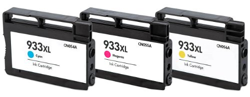HouseOfToners Remanufactured Ink Cartridge Replacement for HP 933XL (1 Cyan, 1 Magenta, 1 Yellow, 3-Pack)