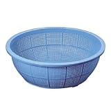 池田プラスチック DX丸ざる ブルー ♯420