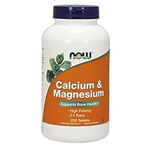 NOW Cal-Mag 500/250mg,250 Tablets