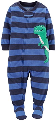 Carter's Little Boys' Graphic Fleece Footie (Toddler/Kid) - Dinosaur