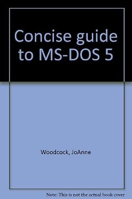 The concise guide to MS-DOS 5.0