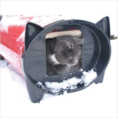 

KatKabin Outdoor Cat House in Starlet Red
