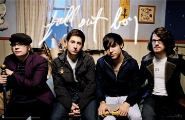 (24x36) Fall Out Boy (Group, Sitting) Music Poster Print